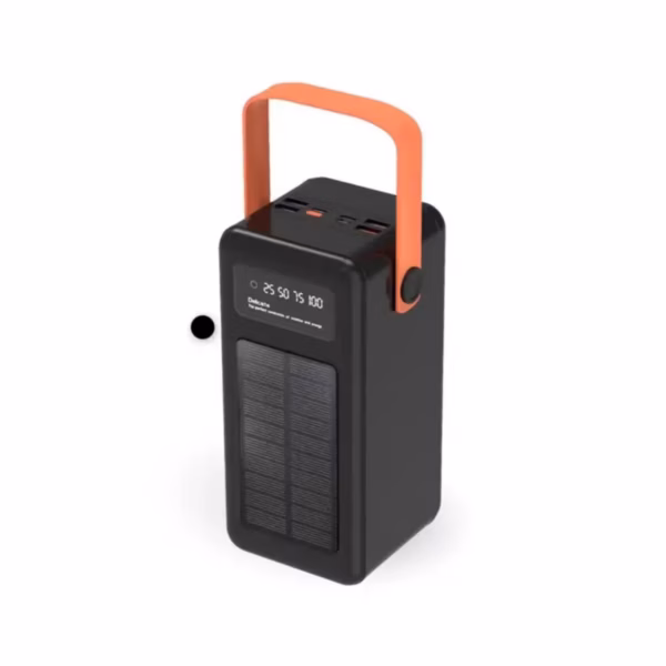 Solar Panelli Led Fenerli Dahili Kablolu Powerbank 50.000 mAh
