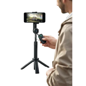 360° Döner Başlıklı Bluetooth Kumandalı Telefon Tripodu