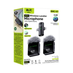 Wireless Type-C Lightning Kablosuz Yaka Mikrofonu