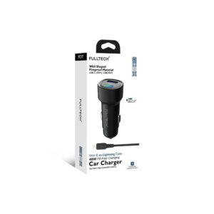 48W Hızlı Şarjlı Araç Şarj Cihazı | USB-C & USB Çift Giriş