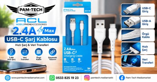 234851a113397876.jpg 2.4A USB-C HIZLI ŞARJ KABLOSU