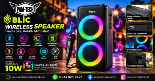 BLUETOOTH HOPARLÖR MİKROFON