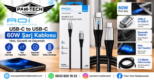 60W ŞARJ KABLOSU
