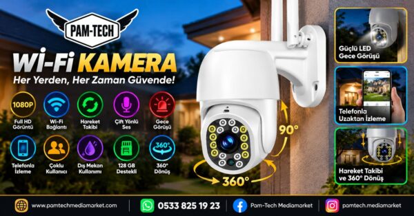 DIŞ MEKAN HAREKETLİ İP KAMERA