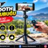 41a4b1e06a6808f7-1.jpg 360° Döner Başlıklı Bluetooth Kumandalı Telefon Tripodu