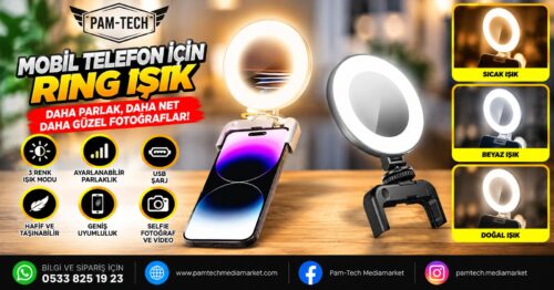 Halka Led Selfie Işığı