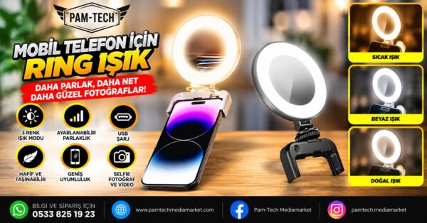 Halka Led Selfie Işığı