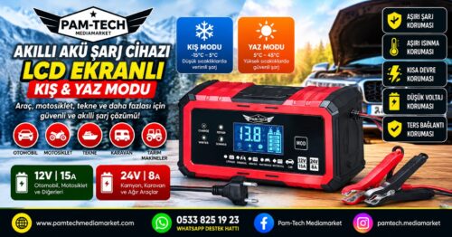 Akü Şarj Cihazı(12-24v)