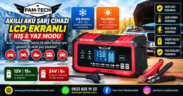 Akü Şarj Cihazı(12-24v)