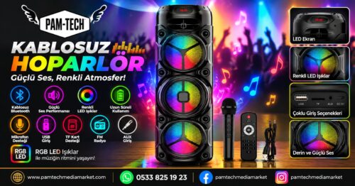 BLUETOOTH HOPARLÖR MİKROFON