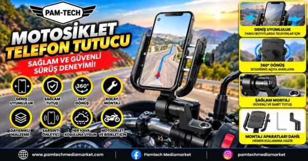 8ea72ac68acfa44b-1.jpg Motosiklet Ayna ve Direksiyon Montajlı Telefon Tutucu
