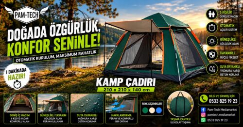 6 KİŞİLİK KAMP ÇADIRI
