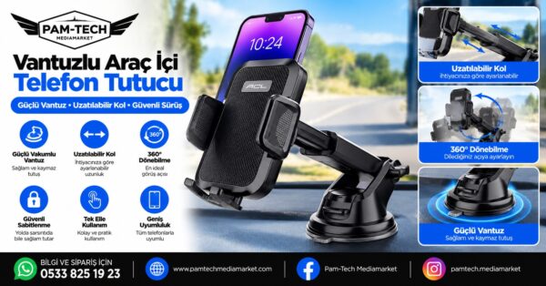 360 Araç telefon tutucu