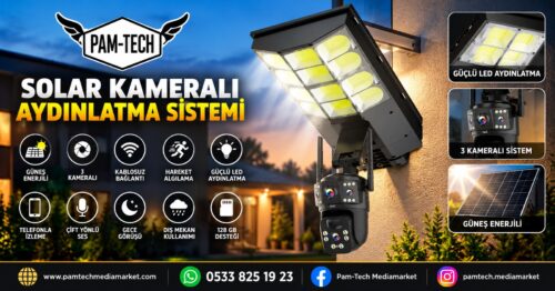PROJEKTÖR 4G SOLAR KAMERA