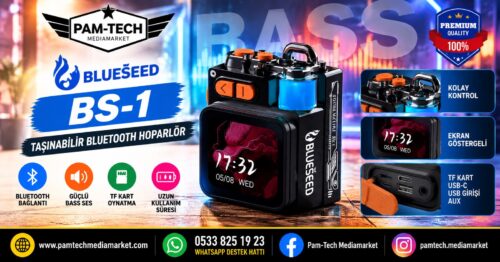 EKRANLI BLUETOOTH HOPARLÖR!